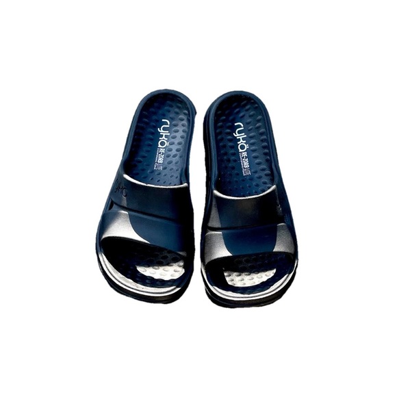 Ryka Woman’s Re-Zorb Lite Slide Sandals - Size 7 - Cushioning Foam Slides - Picture 1 of 9